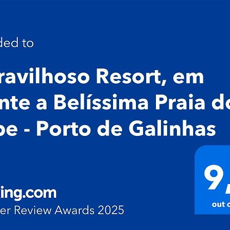 Maravilhoso Resort, Em Frente A Belissima Praia Do Cupe - Порту-де-Галиньяш Экстерьер фото